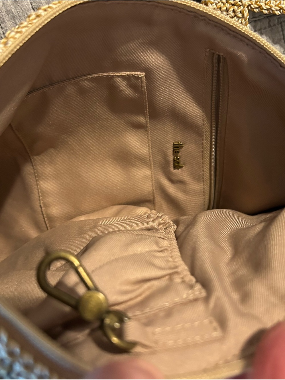 The Sak Woven Multicolor Stripe Sling Bag - Picture 7 of 8